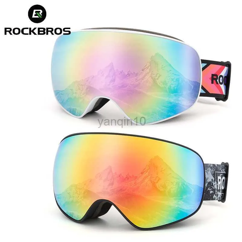 Ski Goggles Rockbros Ski Goggle Double Anti-Fog лыжные очки для сноуборда Стакан