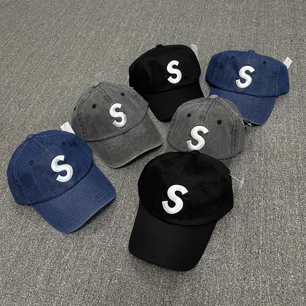 Ball Caps kanye666 Street Simple Casual S Letter Emelcodery Vintage Black Washable Hat Hat Golf Baseball Cap 230724