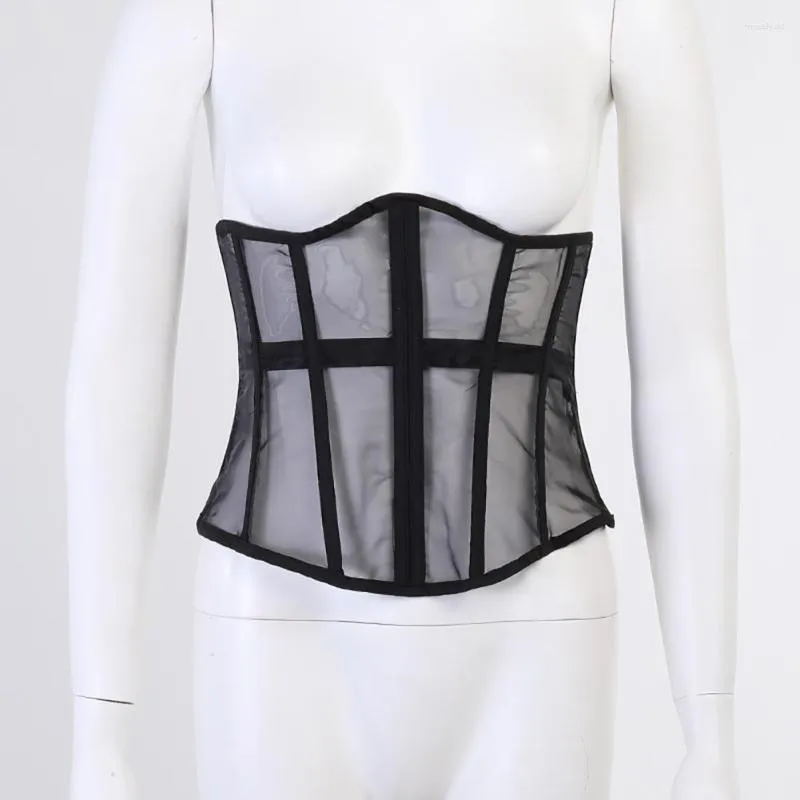 Belts Vintage Party Waist Trainer Solid See Through Cincher