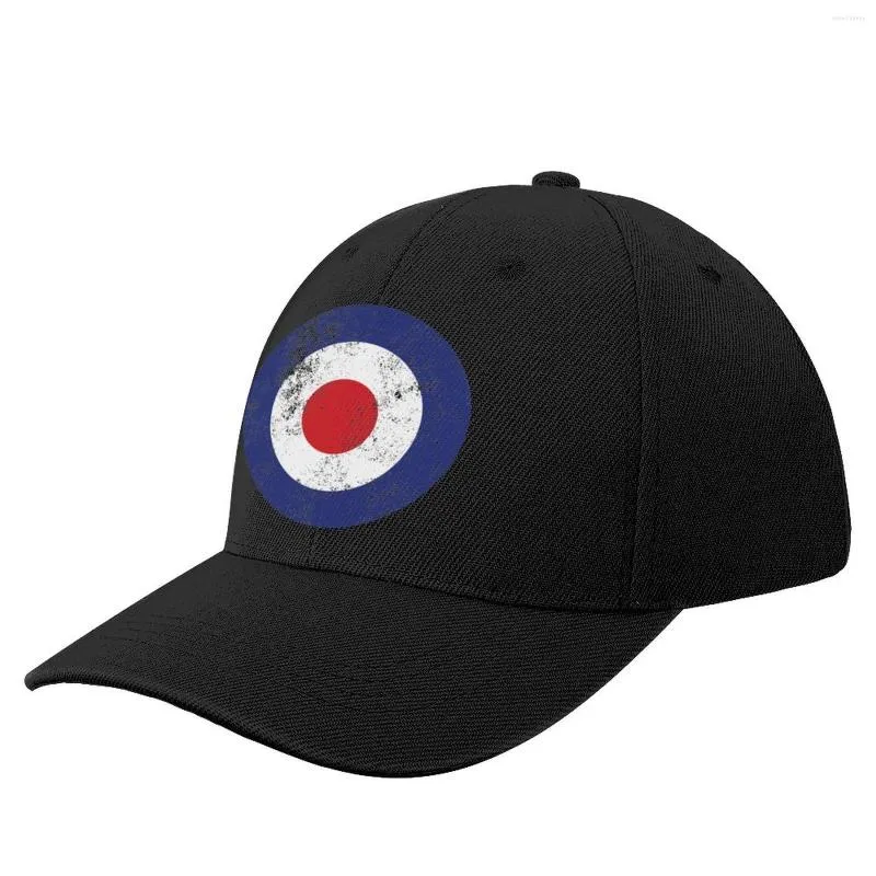 Ball Caps Raf Type D Roundel - Mod Target Logo Baseball Cap Snapback Hat Dżentelmen Gentleman Sun Hats for Women Men's