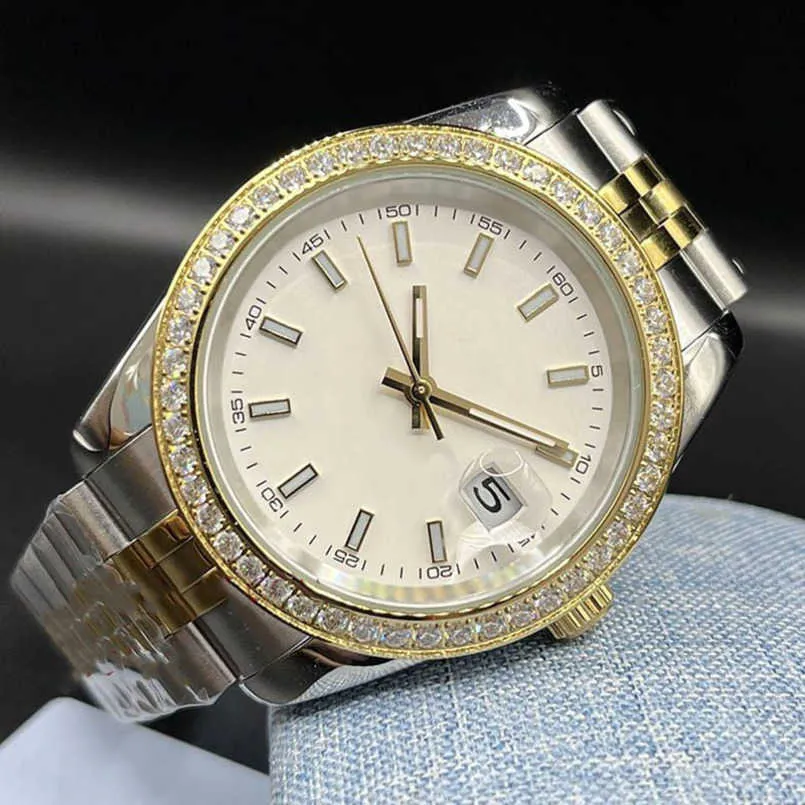 Mens Designer Watches Business black golden watch for man montre femme Montre automatize date just Mechanical Luminous date best quality