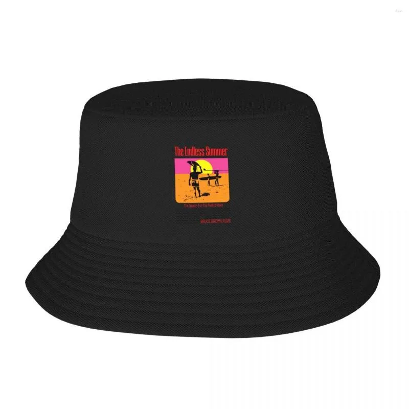 Berets The Endless Summer Original Movie Bucket Hat Fashion Beach Horse Hood Designer Man Women's