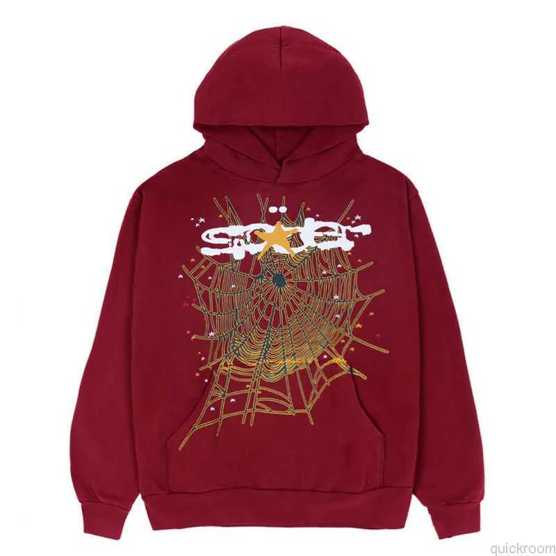 Designer Fashion Clothing Mens Tracksuits Young Thug Star Samma SP5DER 55555555 Hoodie Spider Web Sweater Pants Set