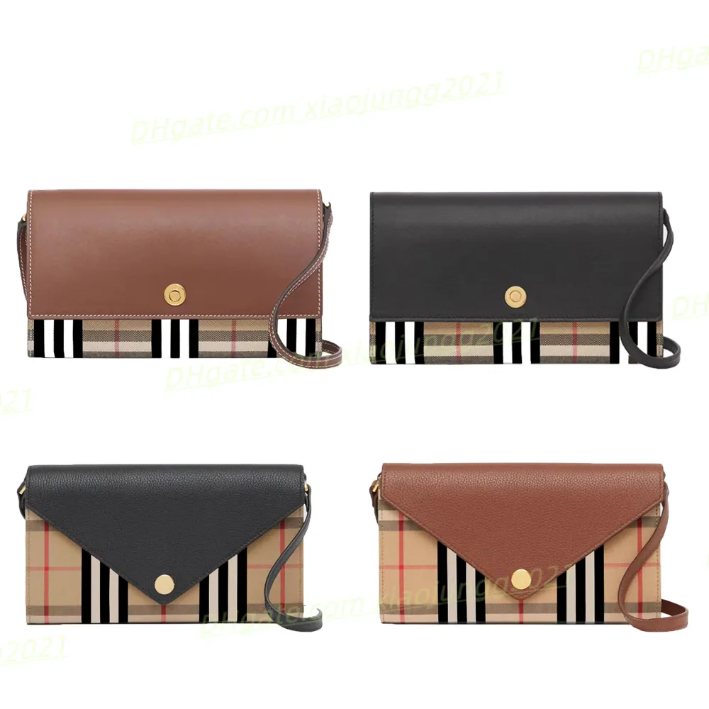 Top fashion Designer Handbag Shoulder Bag luxury Clutch Totes Bags women Wallet Check stripe Cross Body bags Classic retro plaid pattern clutch bags