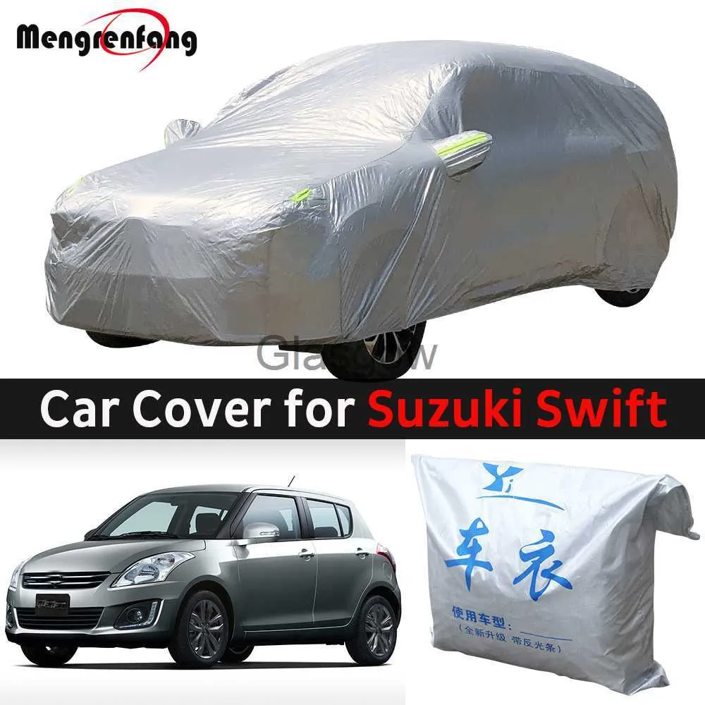 Parasole per auto per Suzuki Swift Car Cover Parasole per esterni Pioggia Neve Polvere Resistente al gelo Copertura antiUV x0725