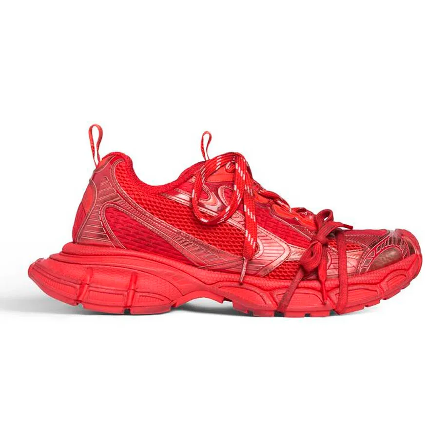 Mens red designer trainers best sale