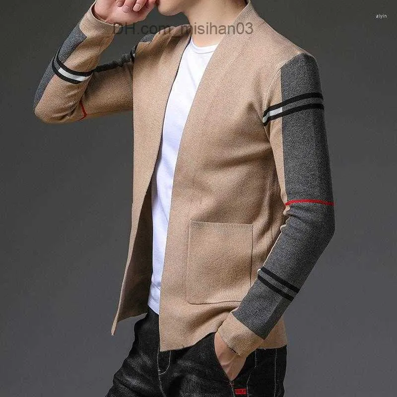 Kurtki męskie kurtki męskie najlepsze designer designerski mody dzianiny sweter SWEAT MĘŻCZYZNA SWOJE Trendy Wool Coats Kurtka Autum Winter Ubrania Z230725