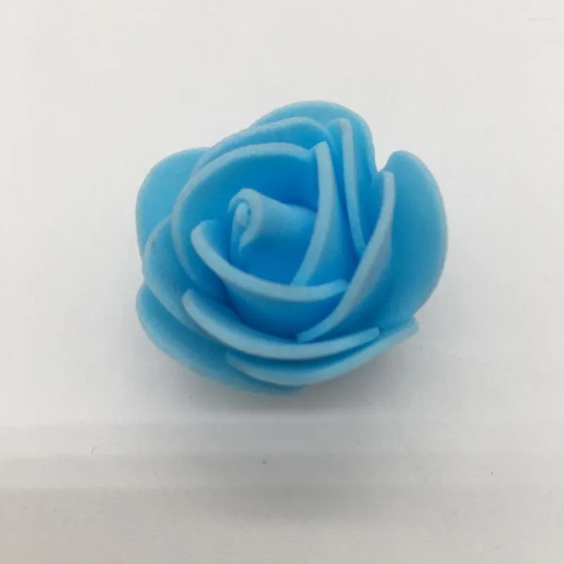 Decorative Flowers Artificial Flower Foam Simulated Rose Head Reusable Durable 3.5cm Little DIY Garland Bouquet
