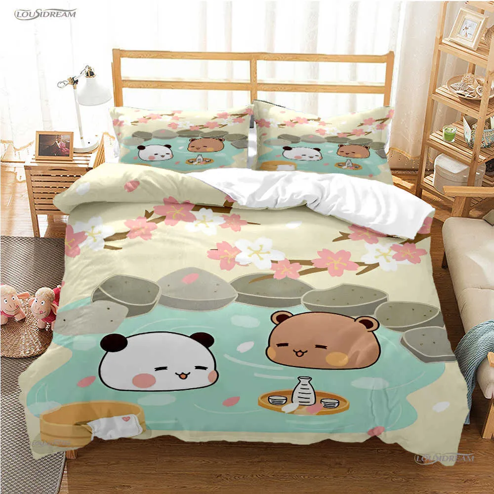 Housse de Couette Panda Kawaii 1 Personne