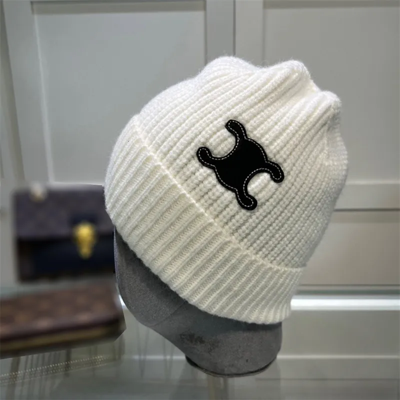 Beanie Zwarte mutsen Designer Skull Caps voor Dames Heren Jacquard Winter Outdoor Hoed Hoofd Warm Kasjmier Kn