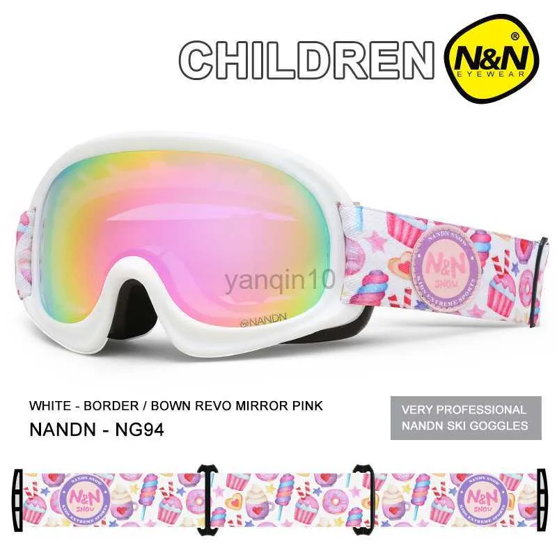 Ski Goggles skiing goggles Children Antifogging Skiing equipment HKD230725