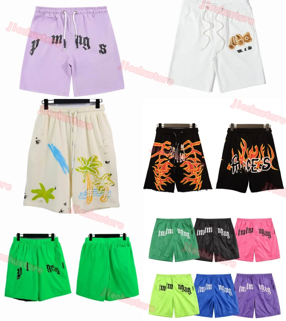 Hommes Shorts Designer Hommes Femmes Palm Angel Pantalon court Lettre Impression Bande Sangle Casual Vêtements à cinq points Summer Beach Angels Vêtements Taille asiatique S-XL