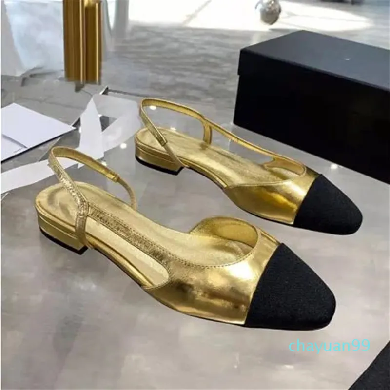 Designer -slipper for women sandal summer sandles shoes kitten chunky heel classic beach casual woman beach sandals 35-40