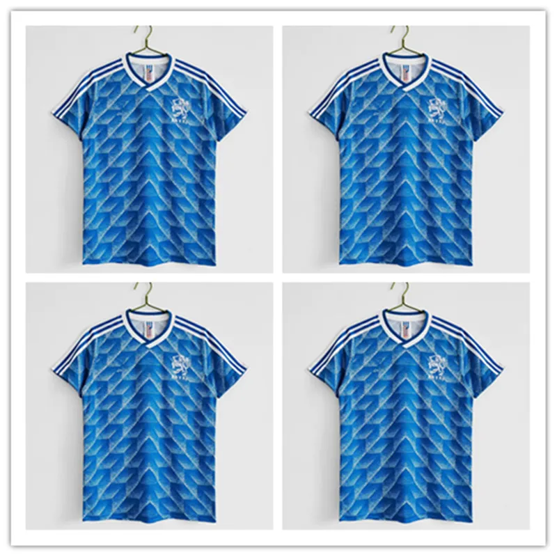 Retro Hollanda 1988 Evde Futbol Formaları Van Basten Gullit Koeman Vintage Holland Gömlek Classi Van Basten