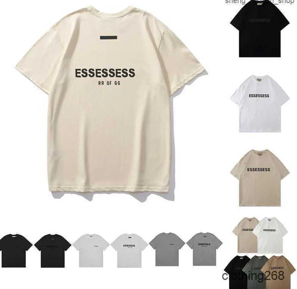 Peur d'Ess Hommes Femmes Designers t-shirts pour homme Mode d'été Essen Tops Luxurys Lettre T-shirts Vêtements Polos Vêtements Ours à manches Tshirt Tees01