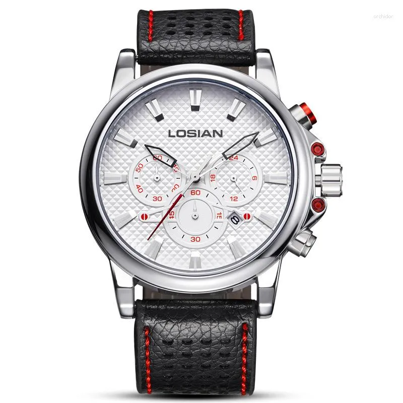 Начатые часы uthai H134 мужской бренд часов с легким роскошным модным повседневным водонепроницаемым календарем 46 мм.