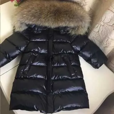 W dół płaszcz dla dzieci dziewczyna długie w dół płaszcze dzieci ciepły zimowy płaszcz chłopiec snowsuit ciepła kaczka w dół dla dzieci dziewczyna parka jack ubranie prawdziwe lis fur hkd230725