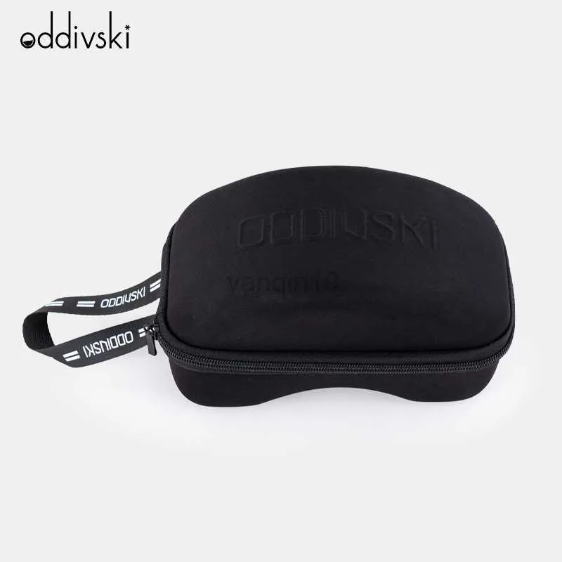 Skidglasögon Oddivski Protection Eva Ski Eyewear Case Large Snow Skiing Goggles Box Sock Proof Waterproof Snowewoar Eyewear Original Case HKD230725