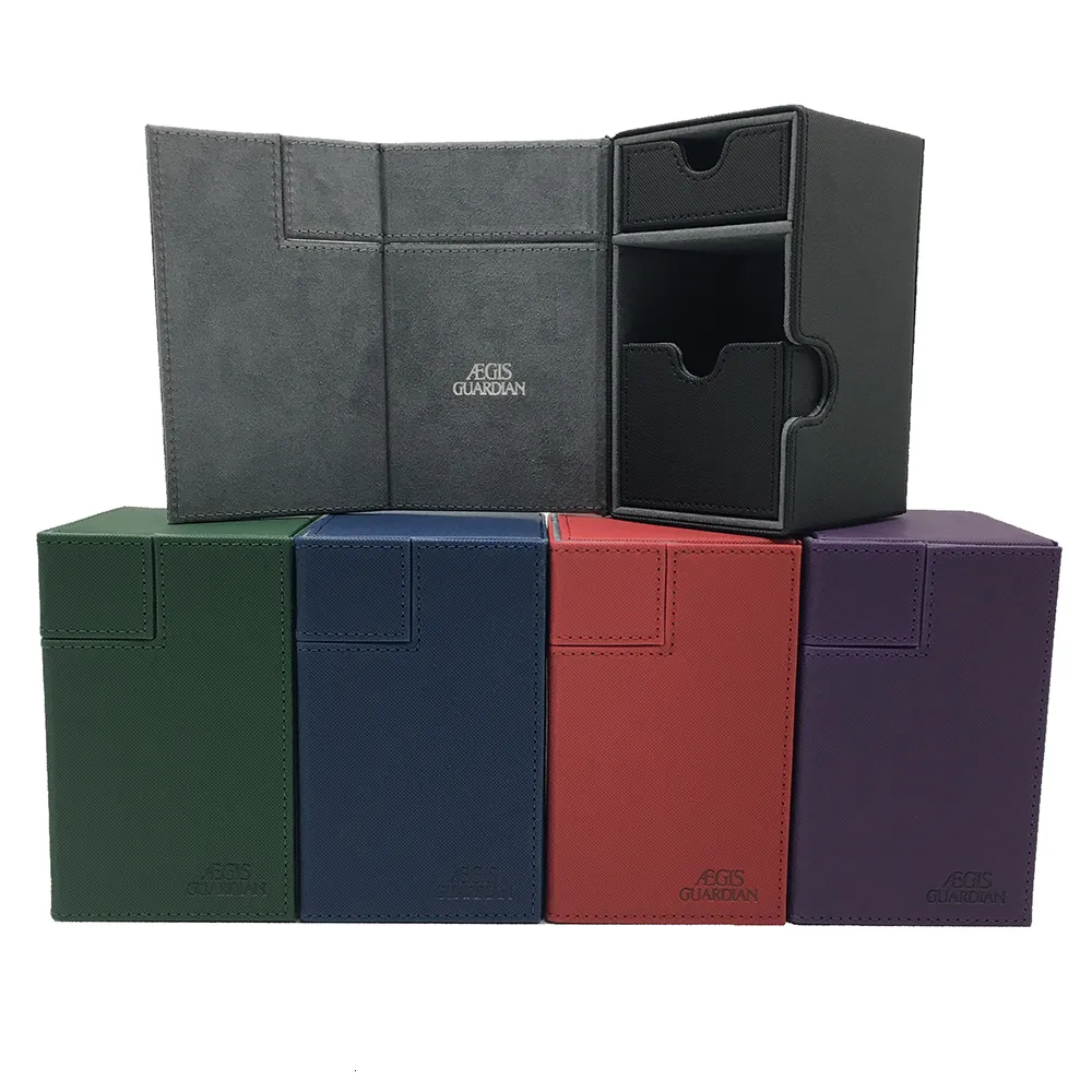 Trading Card Deck Box for 100 Sleeved Cards 5.7  3.1  3.5 in 145  80   90 mm with Hasp Closure from Dhgate Outdoor Games & Activities - price 45.23