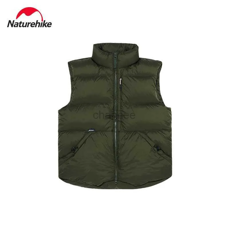 Women's Down Parkas Naturehike Unisex Down Thermal Vest Hiking Camping Hunting Fishing Outdoor Warm Vest Men Women Lightweight Winter Jacket HKD230725