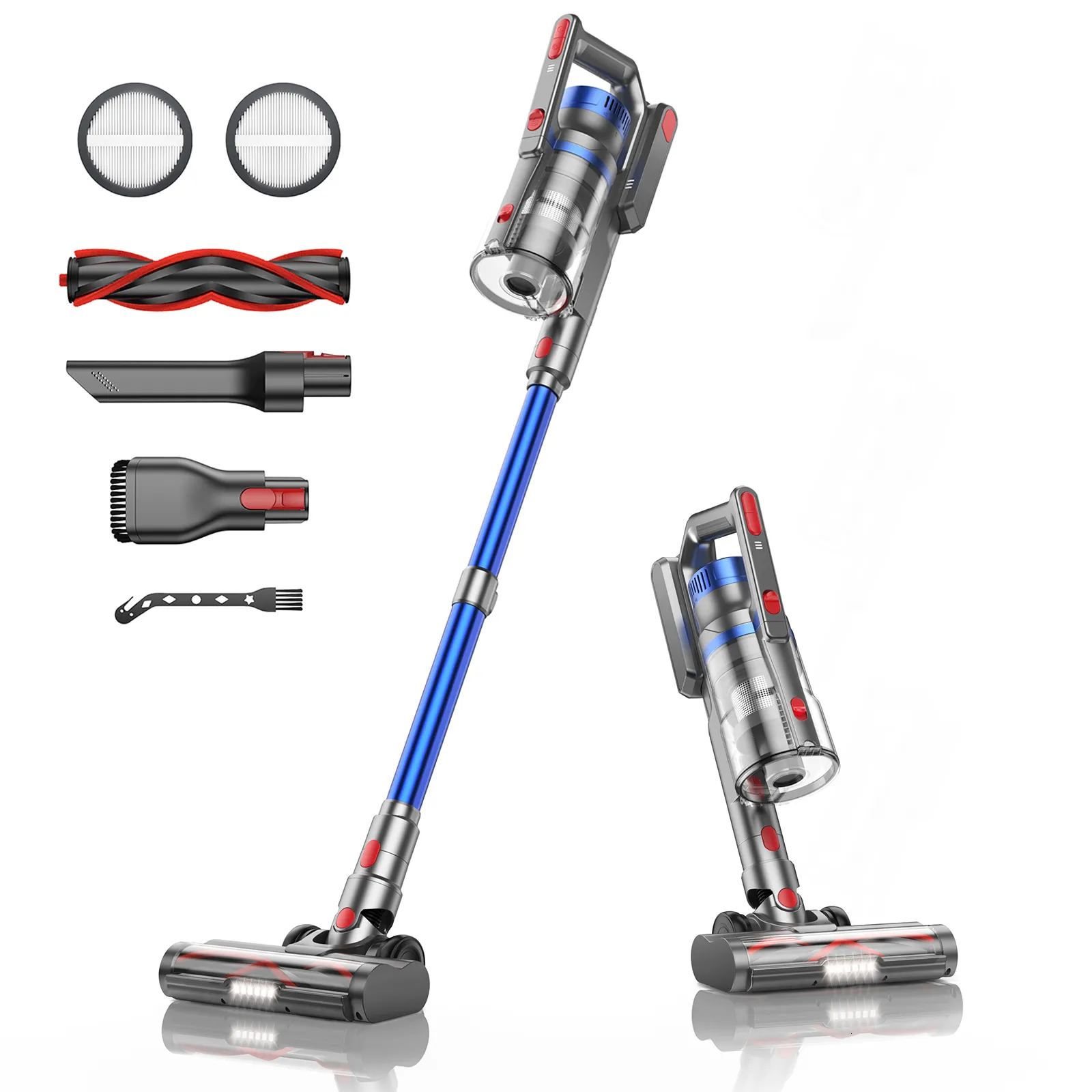 Vacuums 55 Mins 36KPA Suction Power 450W Cordless vacuum cleaners for pet home appliance 1.2L Dust Cup Removable Battery Handheld JR500 230724