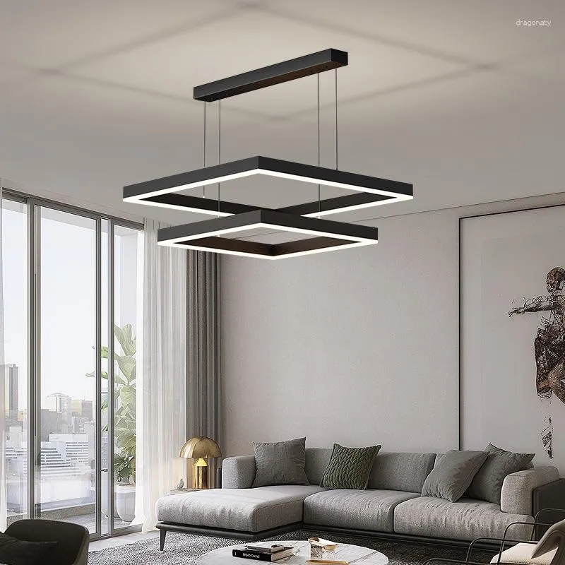 Luminárias pendentes sala de estar lustre de teto moderno minimalista led duplex loft personalidade candeeiro de jantar nórdico