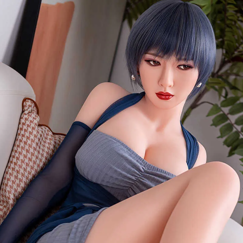 A Sex Doll for Toys Men Women Massager Masturbator Vaginal Automatic Sucking 160 Chest Full Body Silicone Head Human Version Mens Skeleton Intelligent Beauty Can In