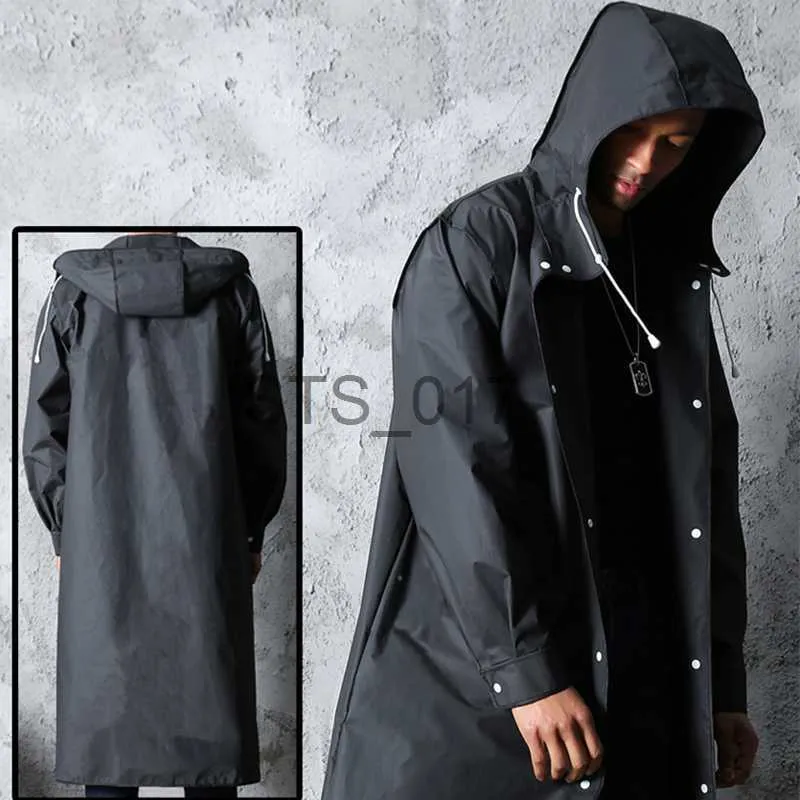 Waterproof Hooded Long Raincoat Waterproof For Outdoor Activities Black Fashion Long Thickened For Women And Men Ideal For Hiking Travel Fishing And Climbing X0724 X0718 From Sts 017 25.5 DHgate.Com