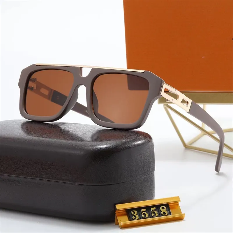 디자이너 선글라스 남성 여성 패션 브랜드 선글라스 클래식 풀 프레임 최고 품질 안경 여름 야외 운전 UV400 프리미엄 고글 오리지널 박스