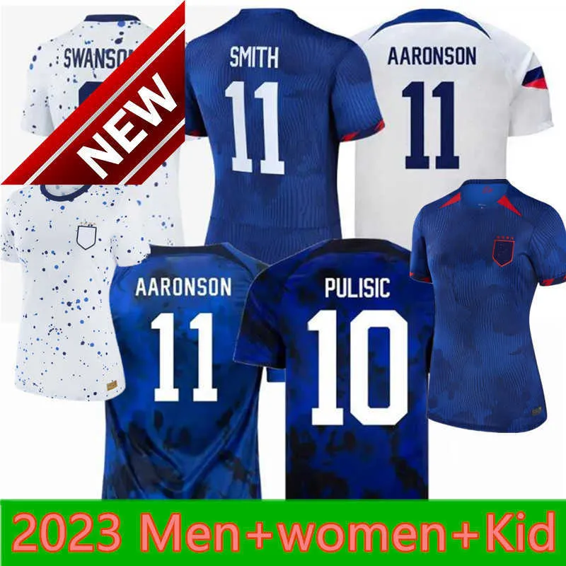 2023 USA DONNE UNA GIOCHI NEAMS SEAM SCALLA SCALLA PULISIC MCKENNIE REYNA AARONSON WEAH MUSAH MORRIS FERREIRA DEST MORE WRIGHT YEDMIN RODMA LAVELLE SCHIATTO DELL'ADULTI