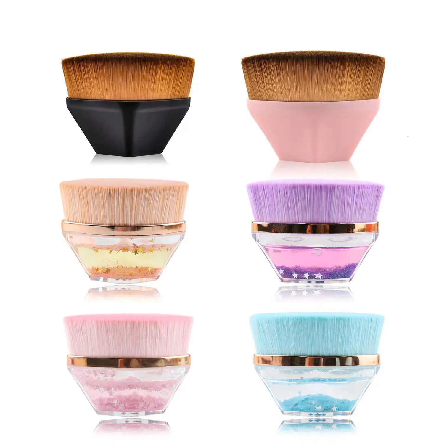 Makeup Tools No. 55 Makeup Brushes Foundation Brush Portable Soft Liquid Concealer Makeup Tools Base Professional Beauty Cosmeticst 230724