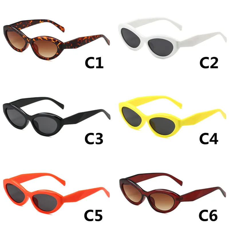 Occhiali da sole vintage Cat Eye Occhiali da sole firmati di lusso per uomo Donna Retro Shades Uv400 Eyewear