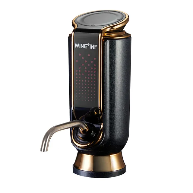 Verseur aérateur de vin électrique, pompe distributrice de décanteur automatique portable à une touche pour vin rouge et blanc avec batterie rechargeable de type C