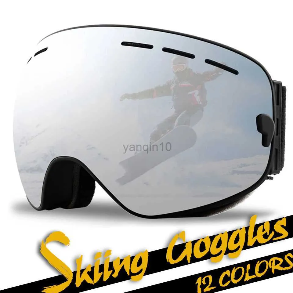 Лыжные очки Gobygo new Double Sloers Anti-Fog Ski Goggles Сноуборд бокалы мужчины женщины снегоходы на уличные очки на открытых спортивных лыжных очках HKD230725