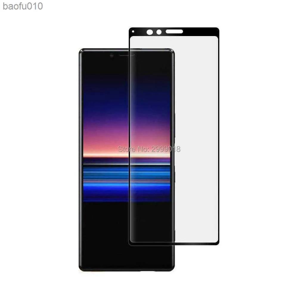 Sony Xperia 1 Xperia1 J8110 J8170 J9110 Full Cover 9H保護フィルムスクリーンプロテクターSony Xperia 1 L230619の3D強化ガラス