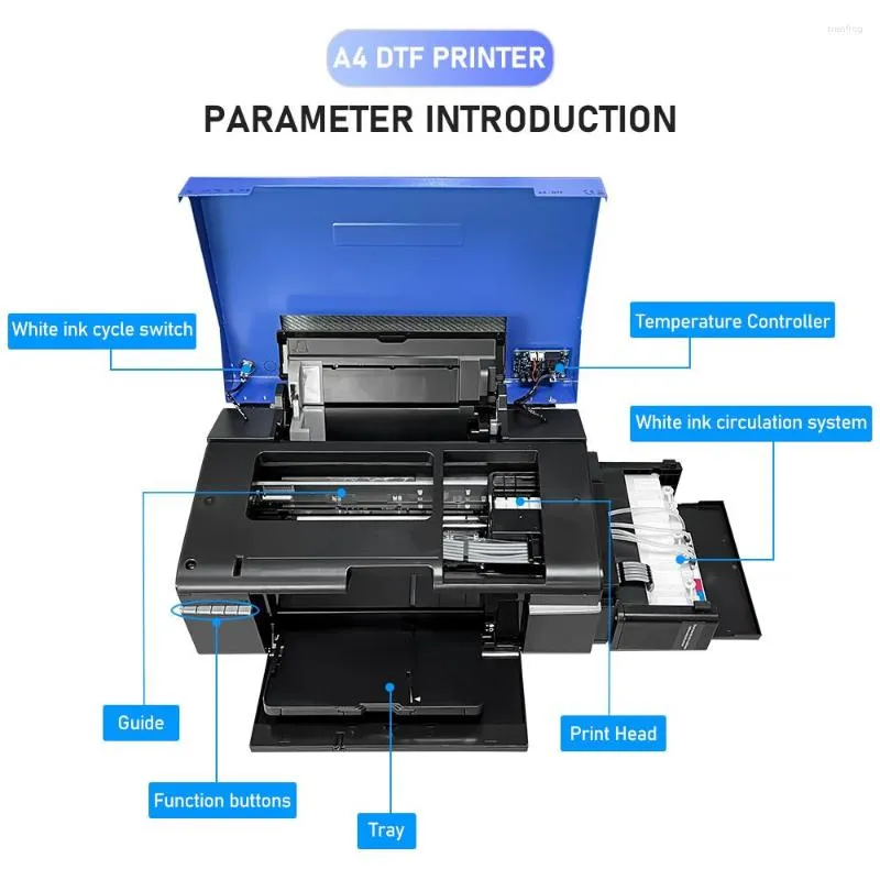 A4 DTF Printer L805 DTF Printing Machine Heat Transfer Direct to Film  Printer for T-Shirt Hoodies Jacket A4 DTF Printer