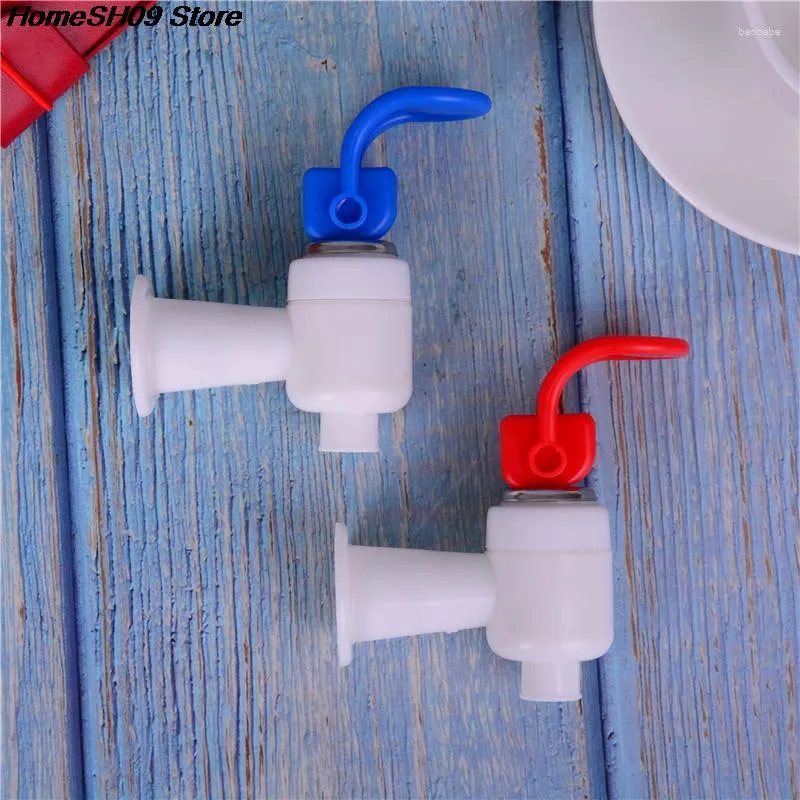 Bathroom Sink Faucets 1PC Plastic Water Dispenser Push Type Faucet Tap Replacement Home Essential Drinking Fountains Parts Bibcocks