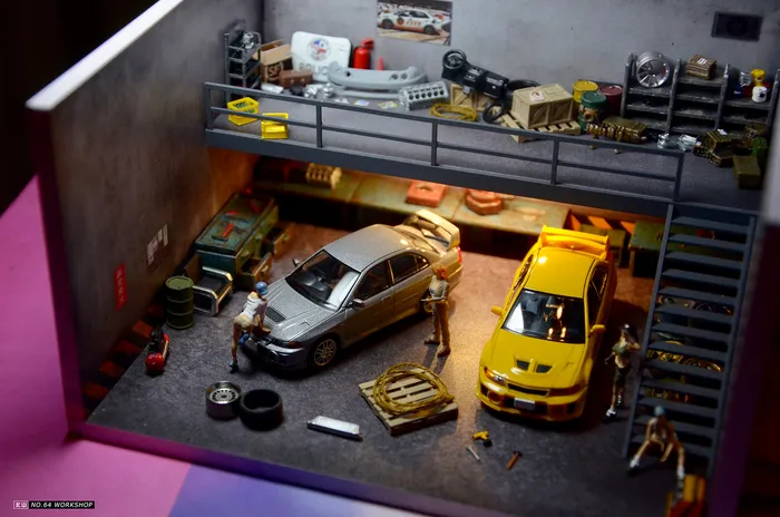 Diecast best sale car diorama