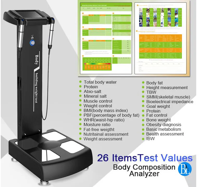3D Body Composition Analyzer Scale - Digital Quantum Fat Analyzer, Full ...