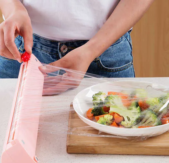 Plastic film 2024 food wrap dispenser