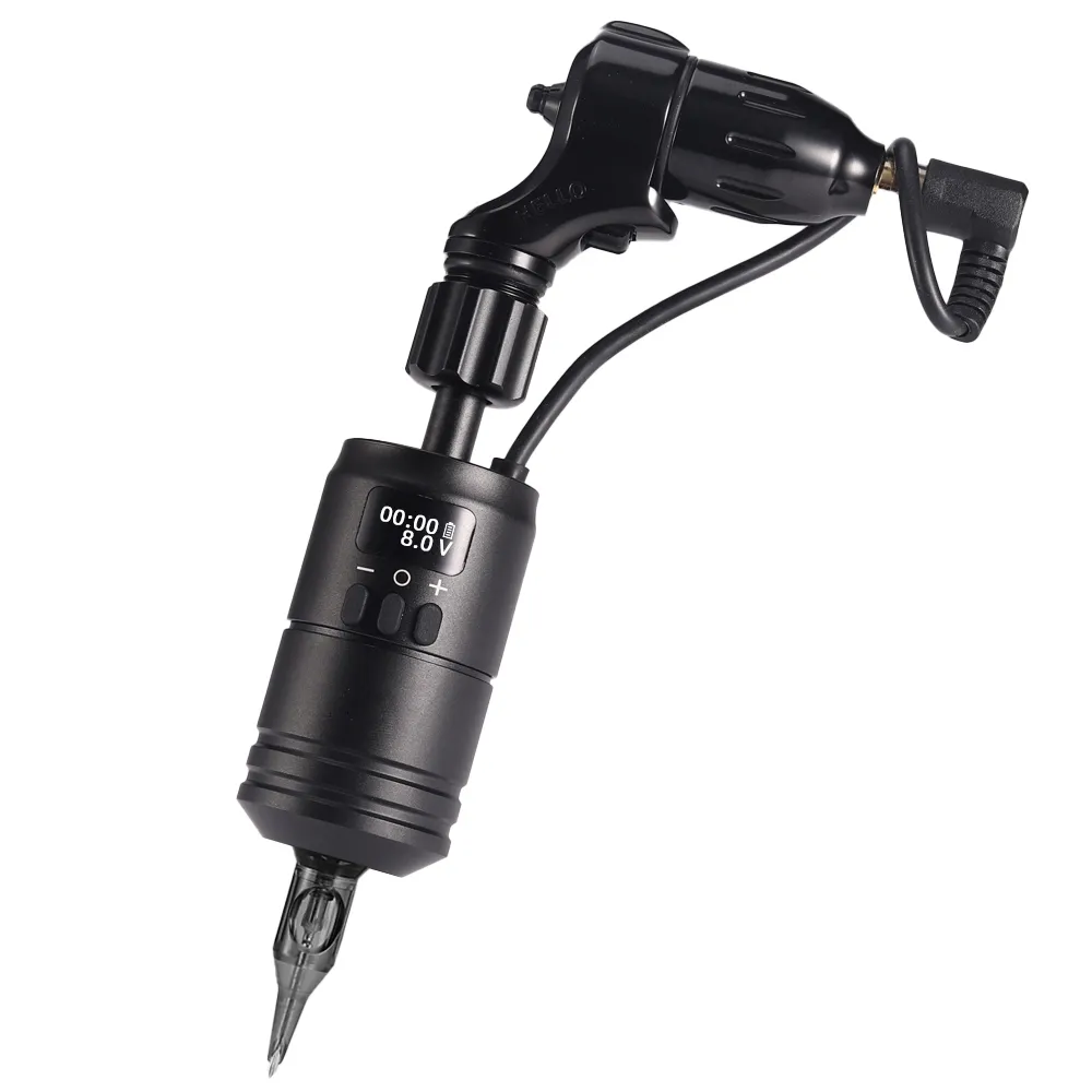 未使用　タトゥー　バッテリー　グリップ　カートリッジ　ワイヤレス 1600mAhバッテリー付きワイヤレスタトゥーカートリッジグリップ