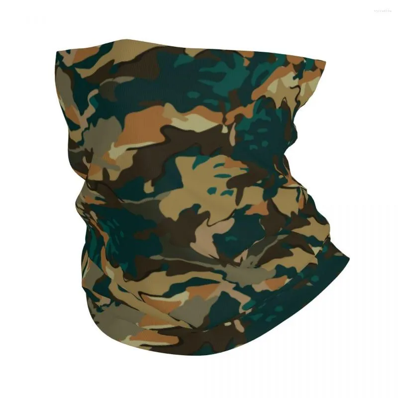 Szaliki Splintertarn Niemiecki kamuflaż bandana szyja gaiter żołnierz wojskowy Balaclavas Wrap Scarf Multi-Use Headband Riding unisex