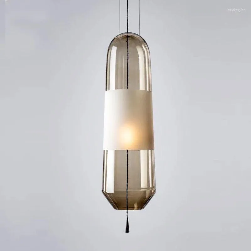 Lampy wiszące oświetlenie mosiężne kulki żyrandol czarny żelazny drut szklany diament LUMINARIA DE MESA Vintage Lampa