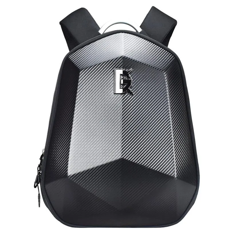 Moto équitation sac à dos épaule chevalier sac de vélo de course moto brigade coque dure casque sac ordinateur sac en fibre de carbone patt305P