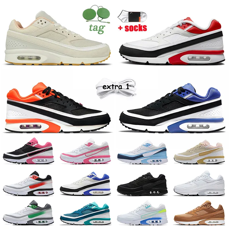 Air Max BW Nike BW OG Laufschuhe Damen Herren Turnschuhe Weiß Hanf Marina Lyon Persisch Violett Los Angeles Tan Light Stone Paris Turnschuhe