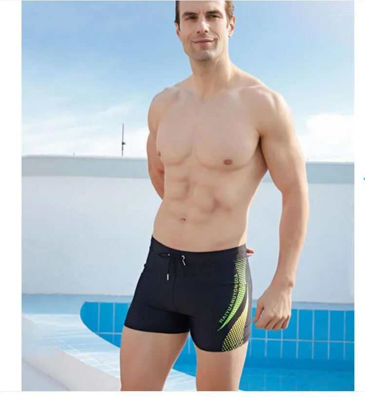 Shorts pour hommes tronc maillots de bain pantalons de bain solide Stretch extérieur décontracté pantalons de bain plage professionnel maillot de bain homme maillot de bain