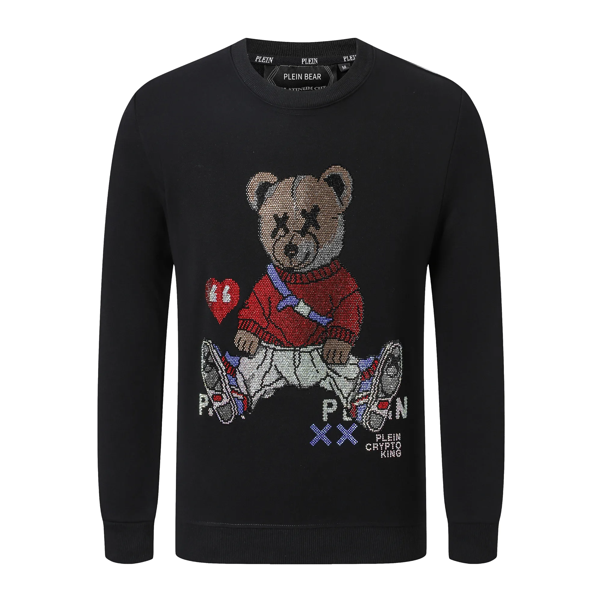 Plein Bear Brand Mens Hoodies Sweatshirts Warm Thick Sweatshirt Hip-hop Loose Characteristic Personality Pp Skull Pullover Rhinestone Luxury Hoodie 2160
