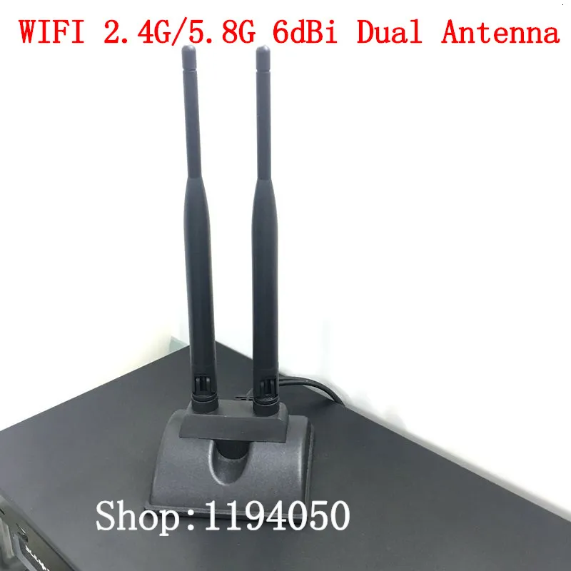 Autres communications réseau Dual 2 Wifi à gain élevé 2.4G/5.8G Antenne omnidirectionnelle bi-bande 6dBi 6DB 230725