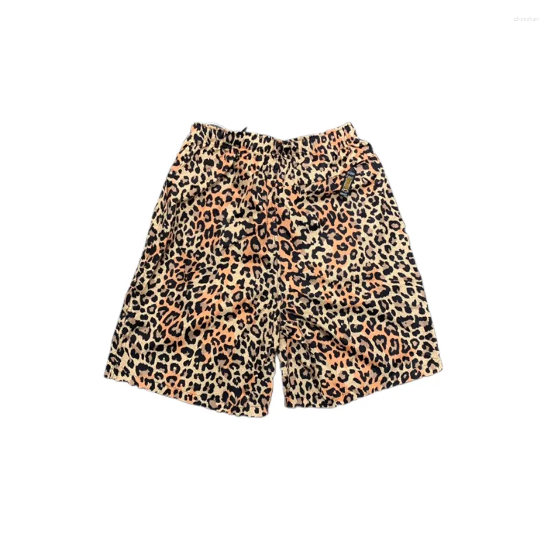 Shorts pour hommes respirant Style d'été culottes décontractées 2023ss Kapital hommes femmes 1:1 qualité imprimé léopard séchage rapide