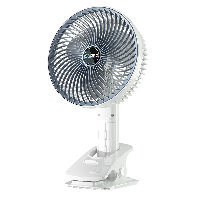 Portable fan USB Rechargeable Electric fan hand fan Clip Circulator Cooling Fan for camping Desktop Office